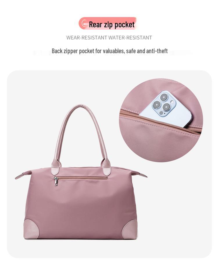 Bolsa de Ginástica Grande Capacidade Feminina: Bolsa de Mão da Moda para Viagens Curtas e de Negócios, Ideal para Esportes ao Ar Livre e Yoga.