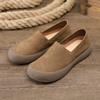 Men's Shoes Cowhide Leather Platform Casual Shoes Men Leather Original Designer Loafers Men
