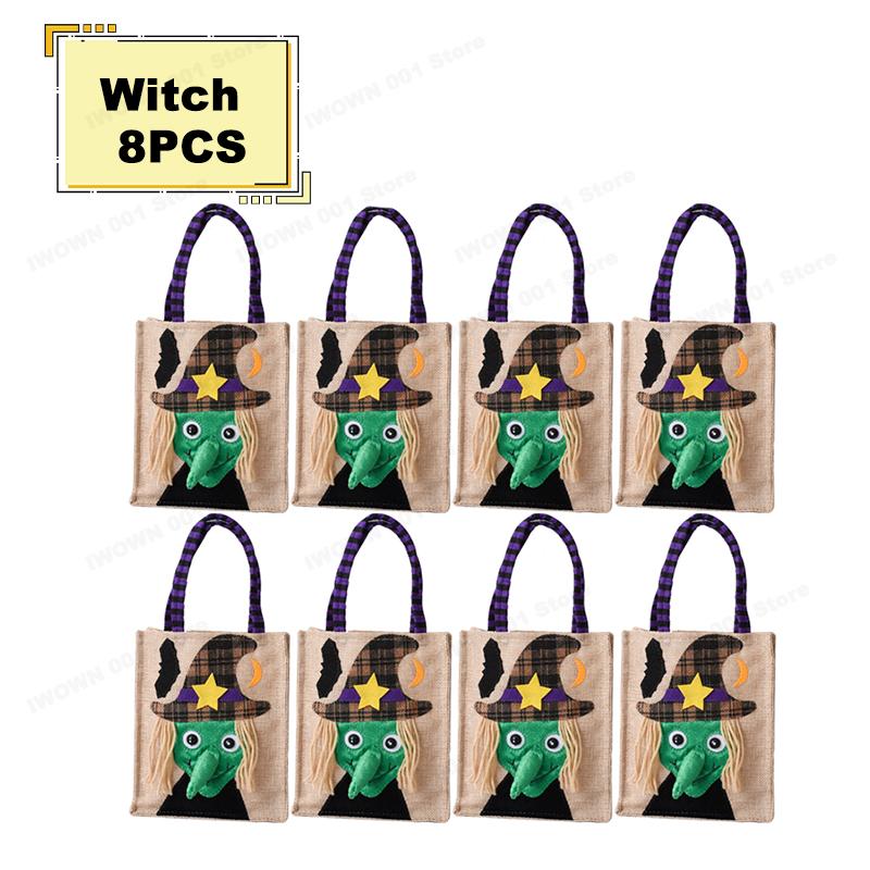 Pumpkin Halloween Non woven Handbag Candy Bag Ghost Festival Gift Bag Decoration Prop
