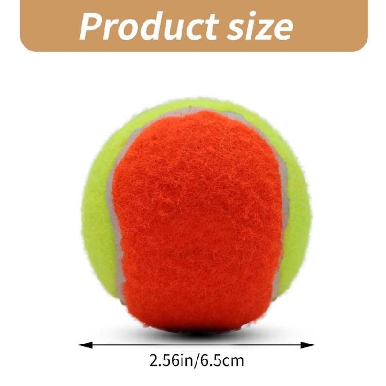12pcs High Elasticity Impacts Resistance Tennis Beaches Tennis Paddleball Training Practice Sport Rubber Tennis