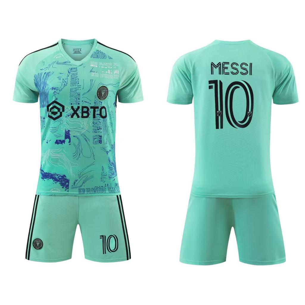 Fußballtrikot Trikotset mit Nummer Miami Crescent Neymar Riad C Römisches Stadt Harland Fan Edition