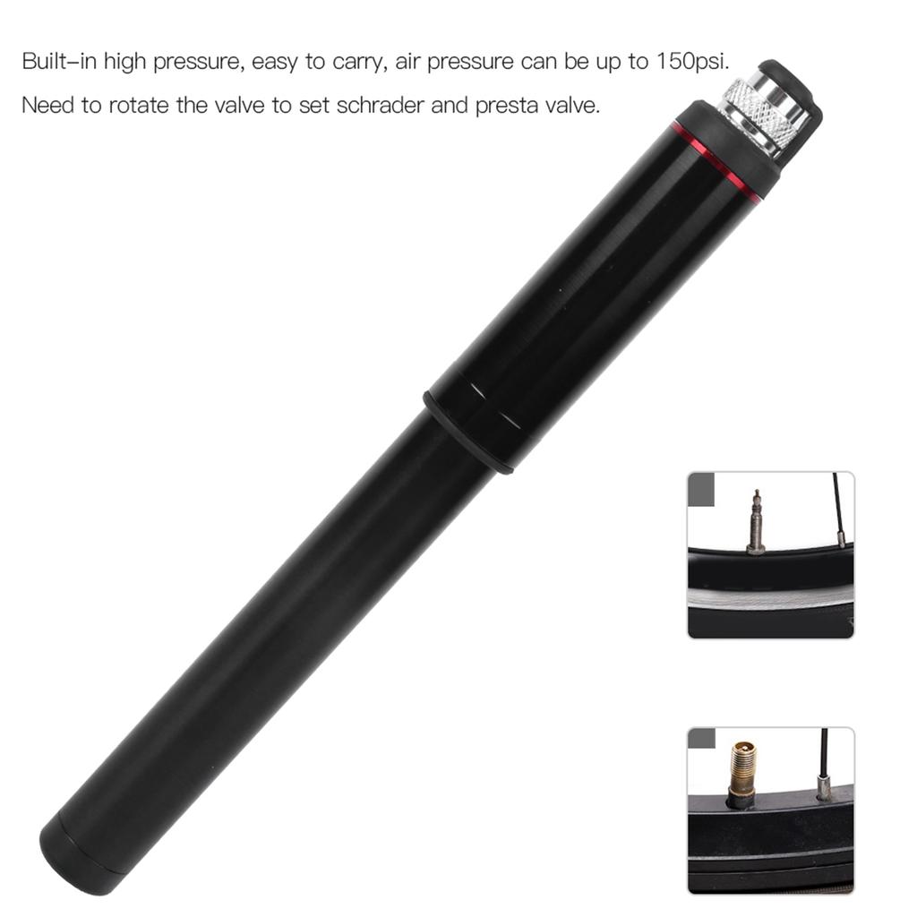 Inflator High Pressure Portable Spring Barometer Precision Pump Outdoor Cycling Equipment