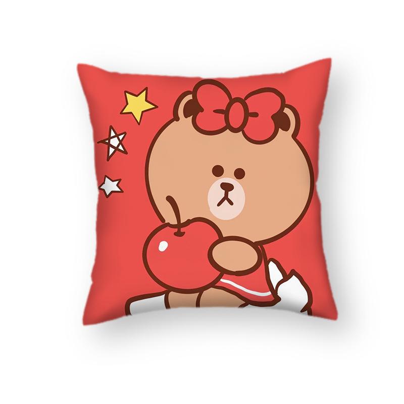 New Cartoon Doll Home Cute Pillow Cushion Cover Couple Gift Nap Sofa Car Gift Pillow