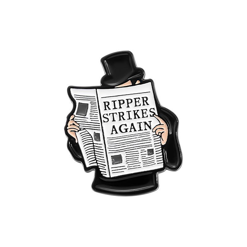 

Character Cartoon Stylish Badge With Creative Lettering And Colorful Enamel For Personal Flair