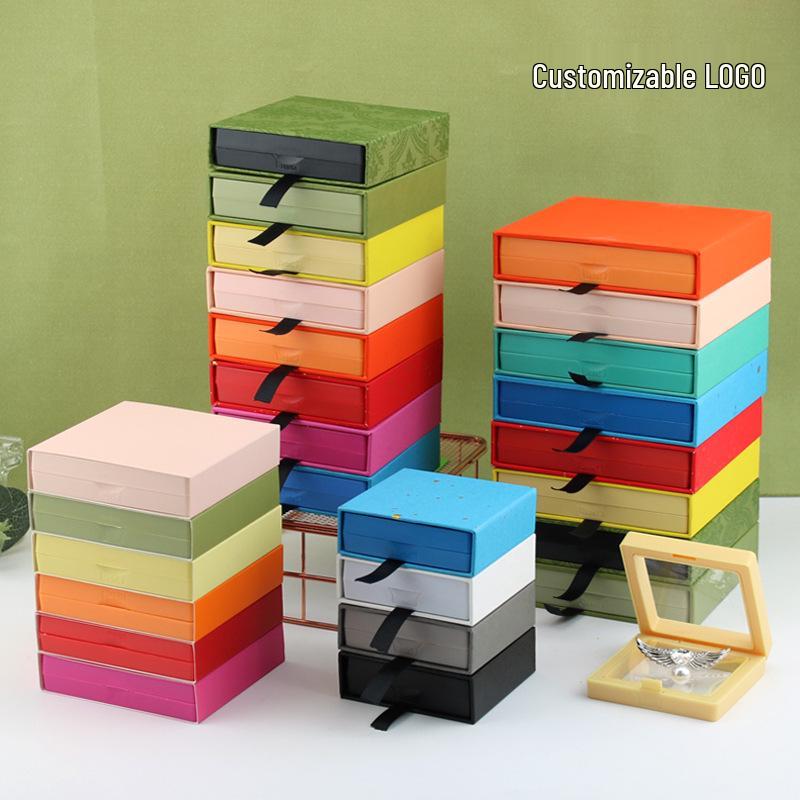 Transparent Anti-Oxidation Jewelry Storage Box for Earrings and Necklaces