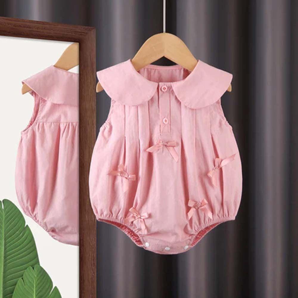 Shorts Climb Bow Baby Jumpsuit Casual Outfit Bow Baby Bodysuit Cute Bow Baby Romper  Newborn Baby