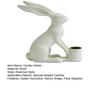 Easter Bunny Candle Holder Rabbit Taper Candle Stand Candlestick Table Centerpiece Spring Easter Holiday Party Desktop Decoration Ornament