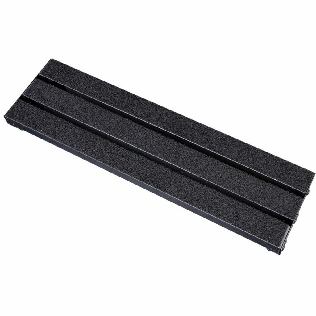 Guitar Pedalboard with Hook-and-Loop Portable Aluminum Pedal Board