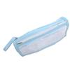 Transparent Double Tier Pencil Case Large Capacity Pen Bag School Study Stationery Office Supplies
