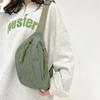 Women Waist Pack Large Capacity Corduroy Fanny Pack Street Style Chest Bag Fashion Shoulder Crossbody Bags Casual Waist Belt Bag