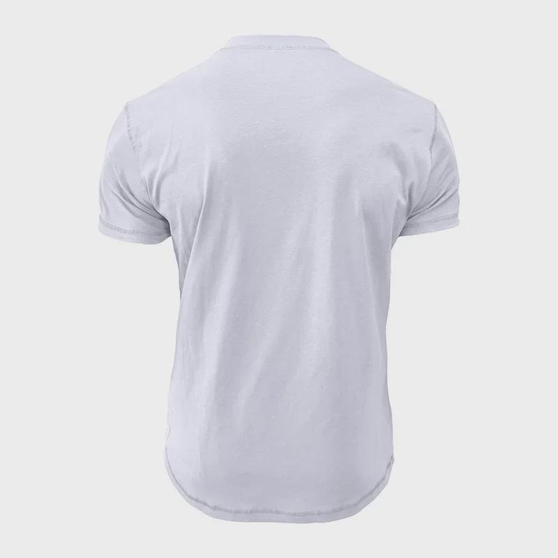 Camiseta de Manga Corta y Cuello Redondo para Hombre Verano 2024 - Estilo Europeo y Americano