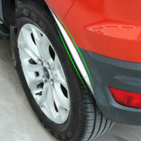 

ABS хромированное колесо автомобиля, отделка бровей, декоративная световая полоса, наклейка для Ford Ecosport 2013 2014 2015 2016 2017