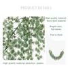Home Decoration Artificial Green Plants Garland Wreaths Christmas Hanging Vine Pine Needle Cane