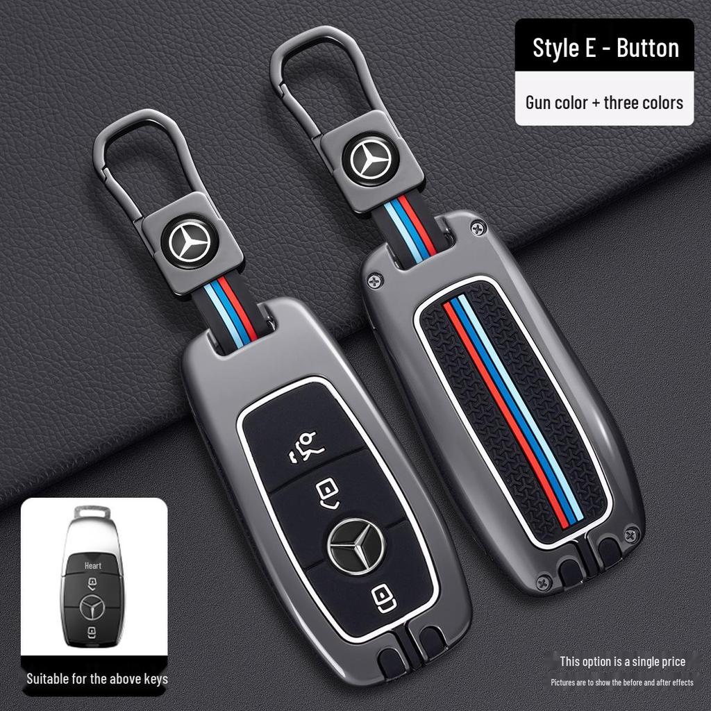 Étui et Coque de Clé Compatibles Mercedes-Benz E300L C260L A200L Classe S GLB220 GLC GLE GLA