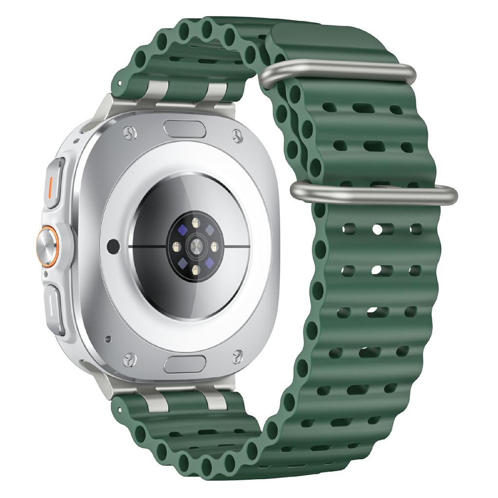 For Samsung Galaxy Watch Ultra (2025) 47mm/Watch Ultra 47mm Breathable Watch Strap Silicone Band