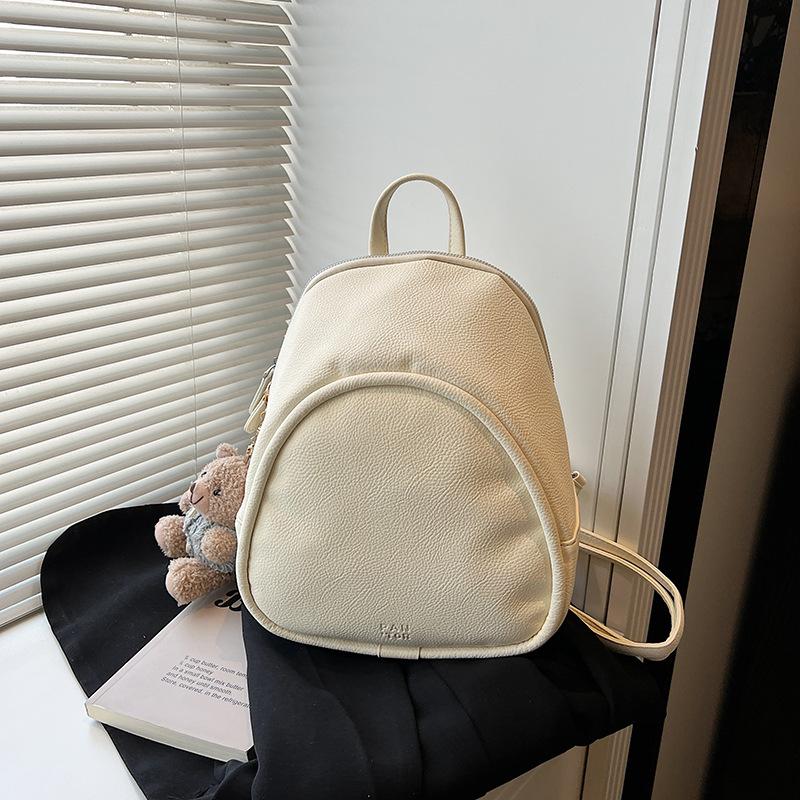Niche Design Student Bag Women's New Fashion Popular Small Backpack Versatile Simple Backpack
