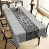 VIKAMA Grey Premium Tablecloth Ideal for Decorating Dining Rooms, Luxury Afternoon Tea Tables and Home Furnishings