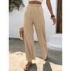 New Women's Casual Wide Leg Pants Comfortable Straight Cut Long Trousers Thin Sle Autumn Collection
