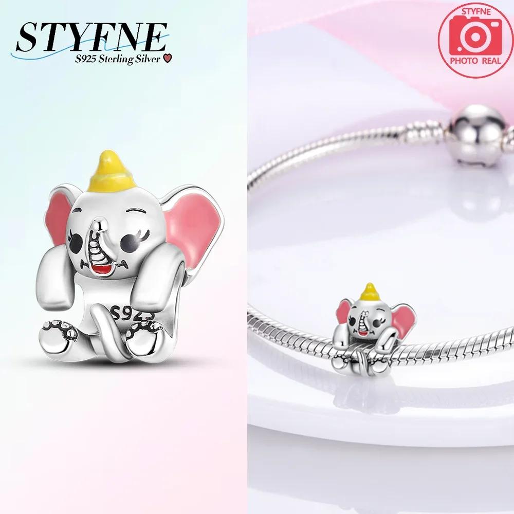 Animal Series Copper Elephant Charm Fit Diy Bracelet Necklace Interesting Zoo Souvenirs Diy Gift Jewelry Making