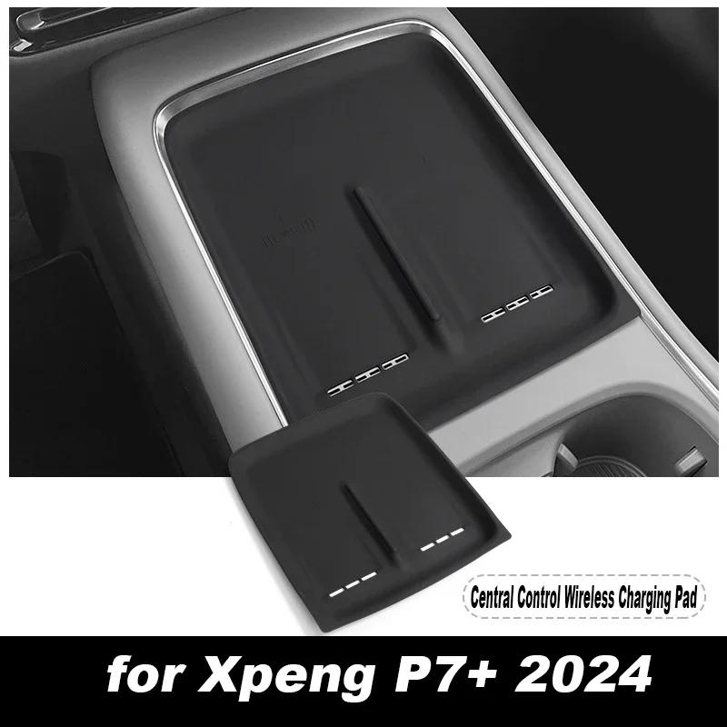 New Car Central Storage Box for Xpeng P7+ 2024 Cup Holder Dashboard Tray Car Door Organizer Tidying Interior Accessories TPE