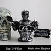 Halloween Skull Lantern Trio - LED Ghost Candle Holder Decoration