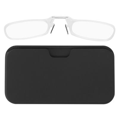 Blue Light Blocking Clamp Nose Reading Glasses Stylish PinceNez Style Presbyopic Glasses