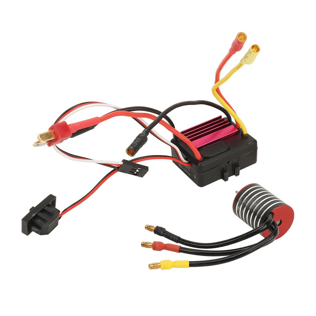 2430 Brushless Motor 35A Brushless ESC Accurate Brushless Motor ESC Set for Traxxas 1 16 1 18 RC Car 6300KV