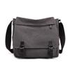 Men's Versatile Canvas Crossbody Bag - Fashionable, Practical, Large Capacity for Business and Street Trends