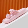 Women's Thick Platform Cloud Slides Pillow Slippers Fashion Buckle Soft Sole Non-Slip Flip Flops Summer Beach Sandals