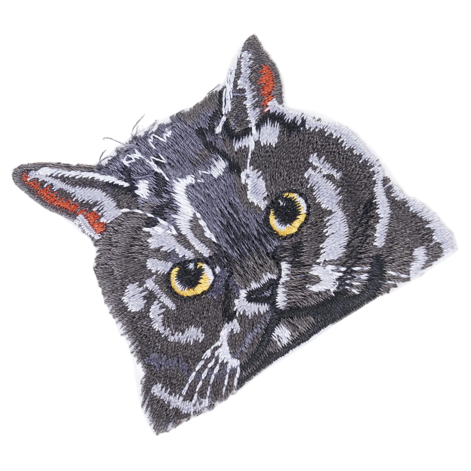 

Decorative Cats Cloth Patches Halloween Costume Patches Embroidery Appliques for Creative Clothing Ideas