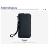 Damen Geldbörse Lange Leder RFID Top Lederhandtasche Weiches Leder Einfache Brieftasche Handytasche