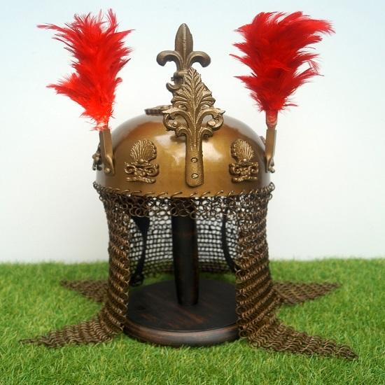 

Средневековый императорский боевой шлем, шлем султана, шлем рыцаря-воина, полнофункциональный шлем с подставкой, подарок, Османская империя