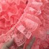 6cm Wide Single Layer Pleated Tulle Lace Fabric DIY Doll Pettiskirt Pet Clothing Skirt Curtain Home Textile Sewing Decoration