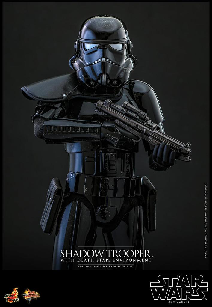 Movie Masterpiece Star Wars Shadow Trooper Death Star Scale Figure (with Backdrop) 1/6