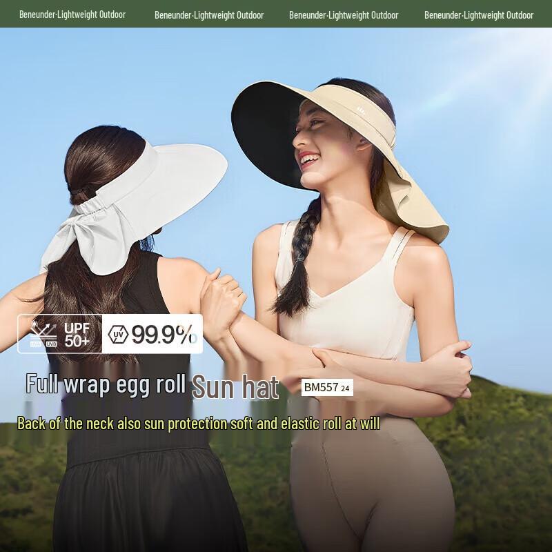 beneunder Eierrollen-Vollwickel-Anti-UV-Sonnenhut