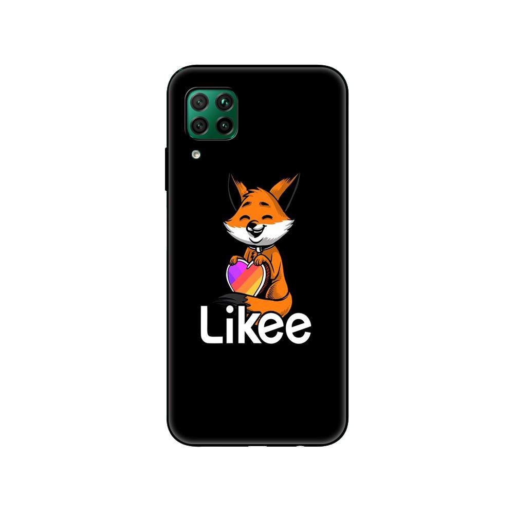 Black tpu Case For Huawei P30 Lite P30 Pro P40 Case For Huawei P40 LITE E P Smart Case Cover fashion Likee cat bear love heart