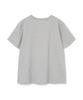 MILLO WOMEN Crochet Graphic T-Shirt [Melange Gray]