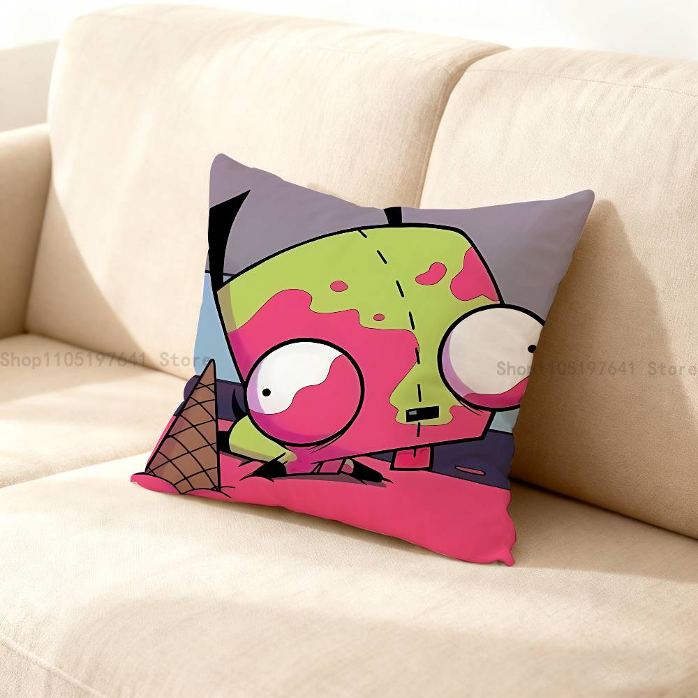 I-Invader Zim Pillow Case Cushion Cover Home Decor Birthday Gift Pillowcover