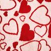 1Pc Valentine's Day Love Lace Table Flag Placemat Set Wedding Red Wine Bottle Festive Tablecloth Home Decoration