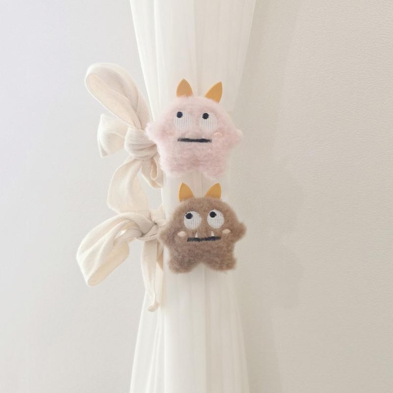 Curtain Tiebacks Curtain Holdbacks Curtain Ties with Cartoon Dolls Bedroom Curtain Tiebacks Curtain Rope Tiebacks