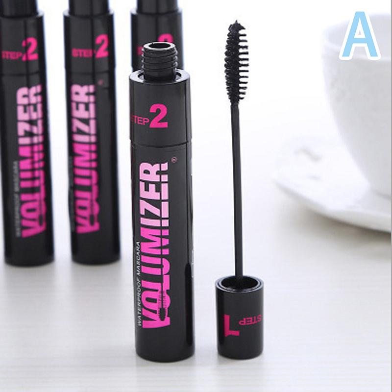 2In1 Double Purpose Mascara Waterproof Thick Lengthening Lash Extension Sweatproof Curling Brushes Eye Fiber Mascara Eyelashes