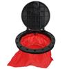 Boat Sealing Hatch Cover Round Circular Type Lid Waterproof Kayak Accessories W Storage Bag