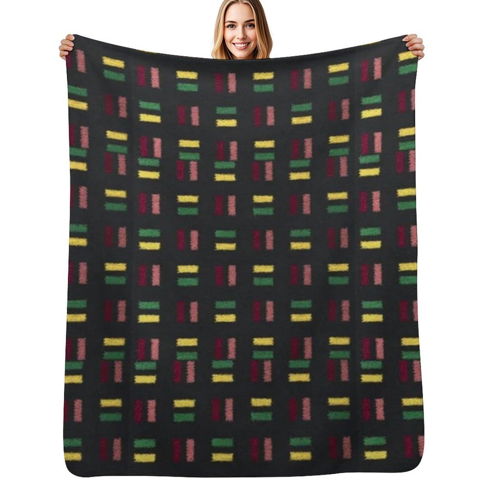 CIRCLE, HAMMERSMITH, CITY, DISTRICT LINE MOQUETTE SEAT COVER Throw Blanket Stylish Couch Blanket for Home Living Room Size: 75*100cm, Weight: 230 GSM