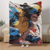 1pc Wolverines Savage Attack Marvel Soft Throw Blanket Flannel All Season Light Weight Living Room/Bedroom Warm Blanket. M731018