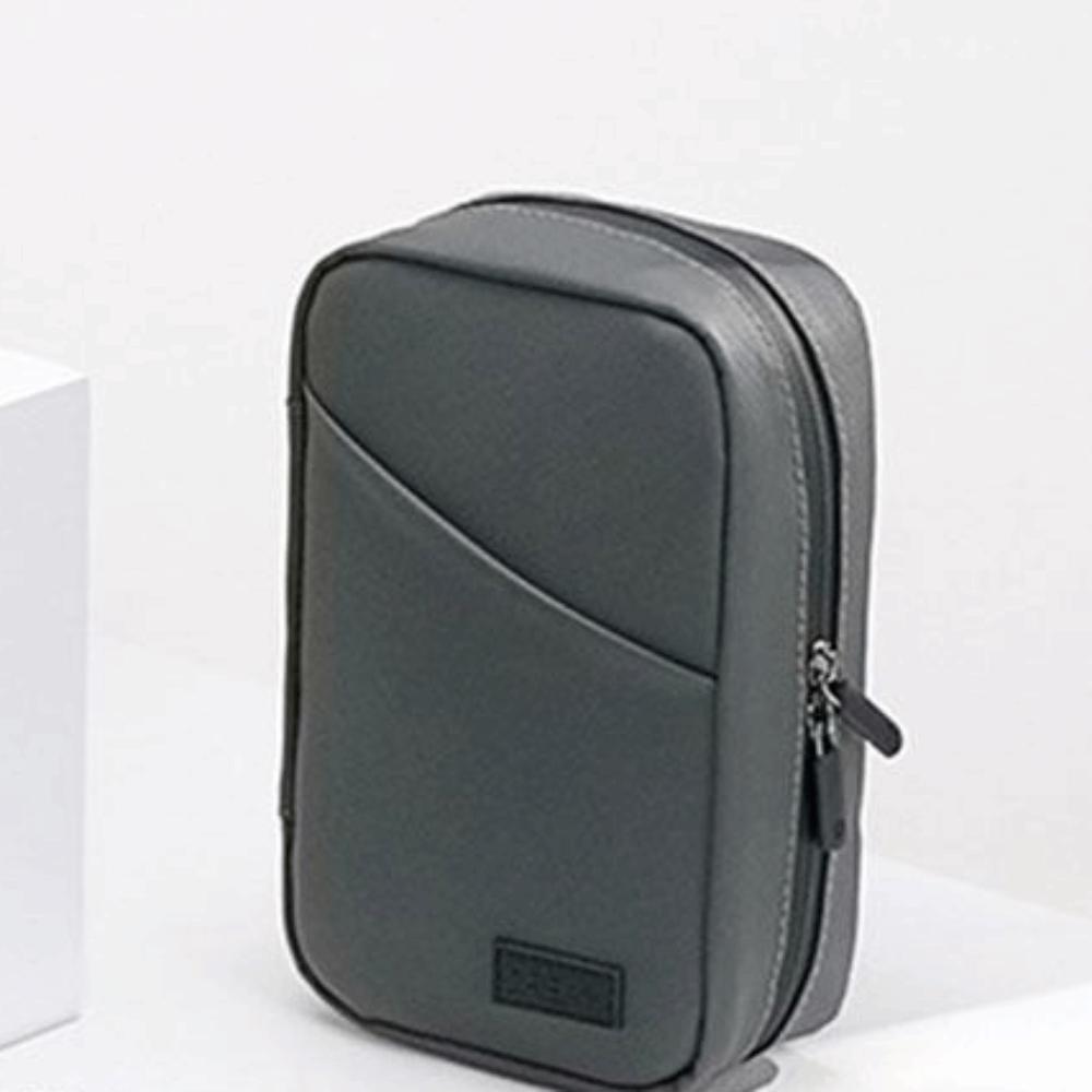 Multi-Function Pouch Cable Organizer Pouch PU Electronic Gadget Bag Tablet Hard Disk