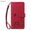 Case for Samsung Galaxy A05S A06 A12 A13 Lite A14 A15 A16 A22 A22S A23 A23E A23S A24 A32 A33 A52 A52S 4G 5G Leather Flip Phone Casing Wristlet Strap