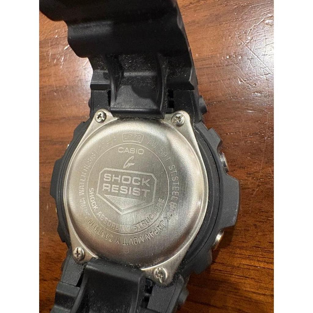 Used CASIO G-SHOCK AW-591 Black Blue