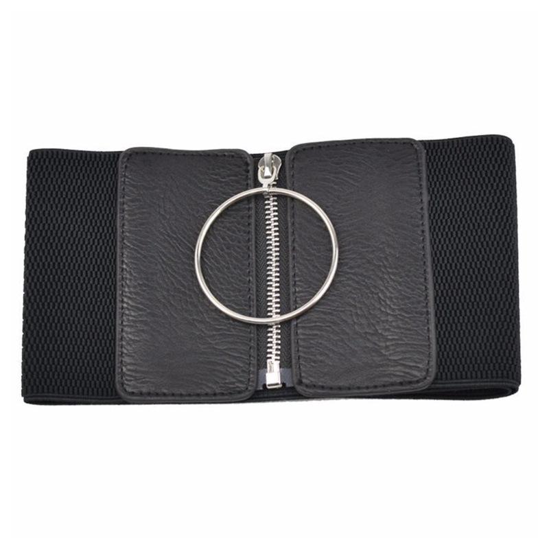 

Четыре сезона в наличии новый ремень женский кожаный модный универсальный джинсовый ремень украшение с юбкой, костюмом, свитером талии крышка 67*12cm чёрный