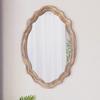 Decorative Mirror Wood Mirrors Modern Large Bedroom Wall Mirror Luxury Elegant Aesthetic Living Room Mirrors Home Decorations