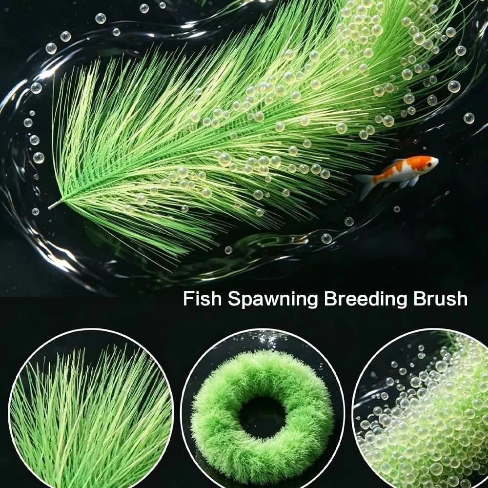 60/100cm Fish Breeding Brush Flexible Fish Egg Hatching Brush Pond Spawning Brush Breeding Use